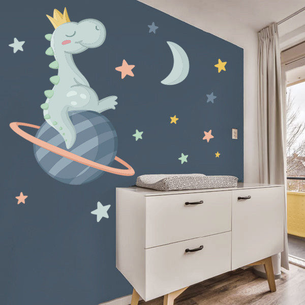 Vinilos infantiles para bebé Dinosaurio soñavinilos bebe faciles de colocar dinosaurio pared habitacion infantildor