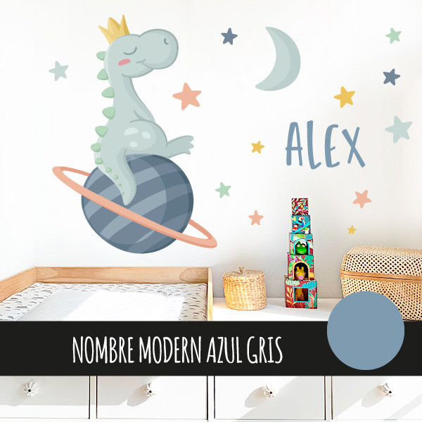 Stickers muraux pour enfants pour bébés Dinosaure rêveur