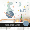 Stickers muraux pour enfants pour bébés Dinosaure rêveur