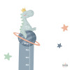 Dinosaure rêveur - Sticker toise pour enfants