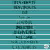Vinils per a escales - Benvinguts multi idioma