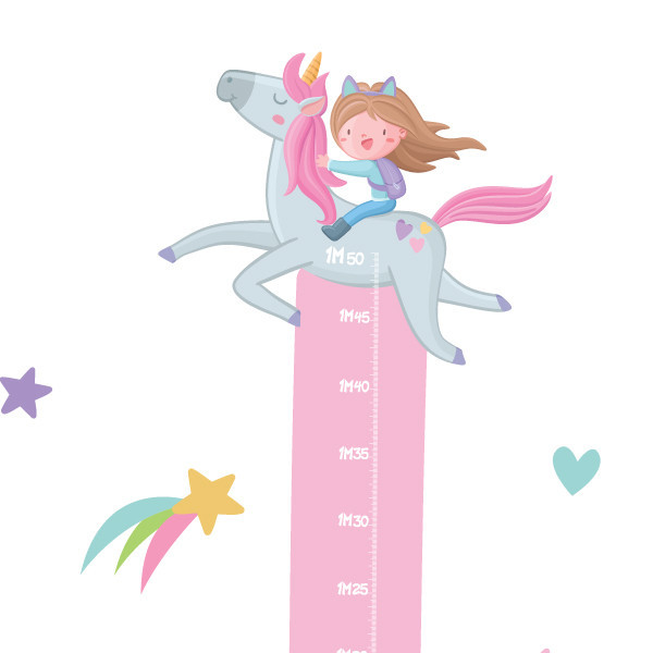 Girl with unicorn - Children's meter