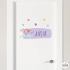 Nena amb unicorn. Vinils decoratius amb nom