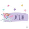 Nena amb unicorn. Vinils decoratius amb nom