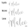 Classic Name - Customized Children's Wall Decals - Kids' Decoration