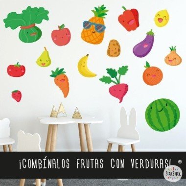 Frutas - Vinilo decorativo infantil
