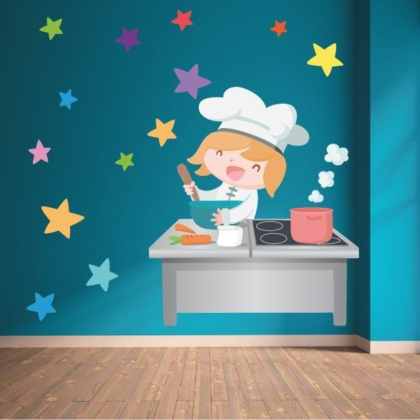 Cuisinier - Sticker pour enfant