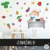 Divertida cuinera - Vinil decoratiu infantil
