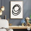 Decorative painting for living room - Spherical doodles