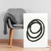 Decorative painting for living room - Spherical doodles