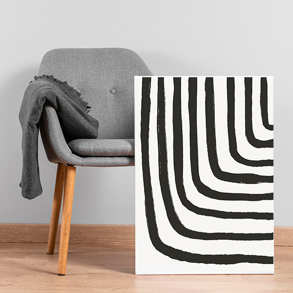 Abstract painting for living room - Lines