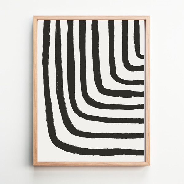 Tableau abstrait pour salon - Lignes