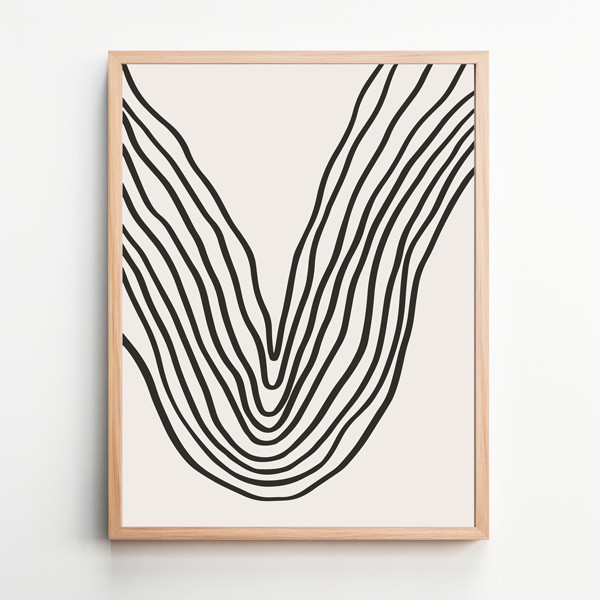 Decorative painting - Fine lines B