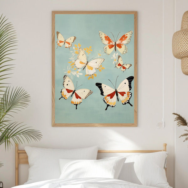 Mariposas de colores - Cuadros decorativos originales