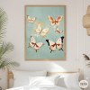 Mariposas de colores - Cuadros decorativos originales