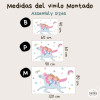 Germans amb unicorn - Vinils decoratius infantils