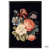 Flores vintage - Lámina para cuadro decorativo