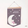 Banderola Bebé - Osito en la luna