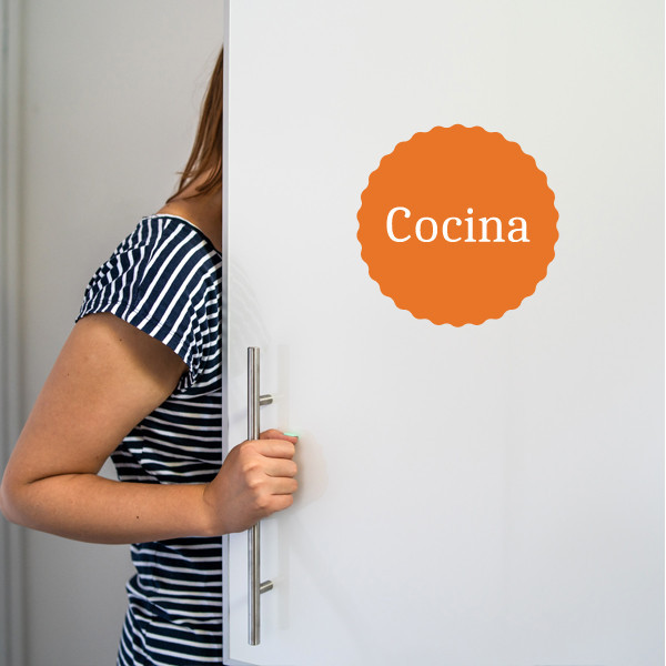 Señalización de hospitales - Esferas dentadas - Vinilos personalizables