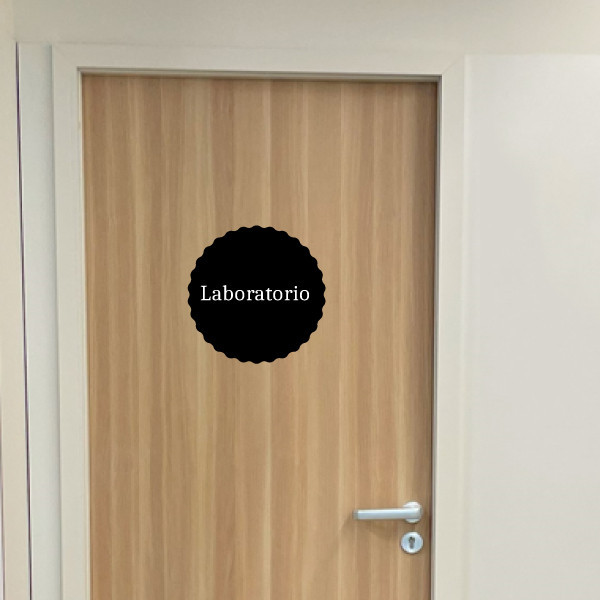 Señalización de hospitales - Esferas dentadas - Vinilos personalizables