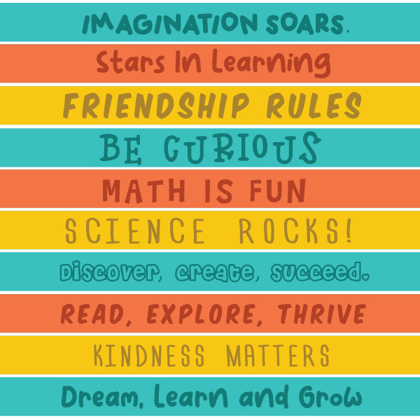Stickers for steps and stairs - English phrases