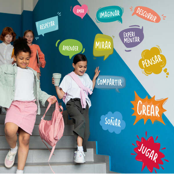 Stickers pour décorer les écoles et les instituts - Bulles de motivation