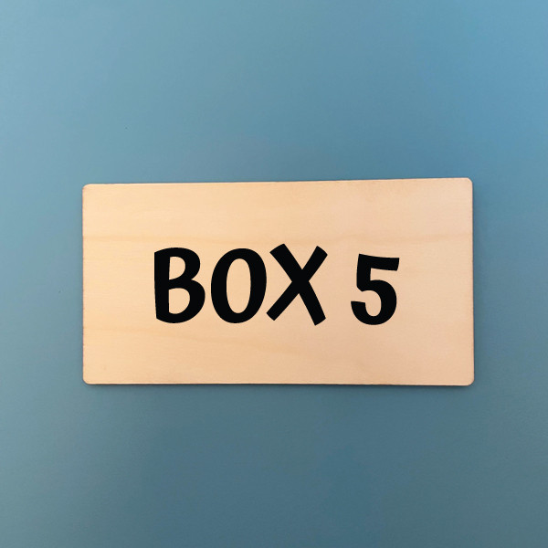 Signalétique pour écoles et instituts - Rectangles en bois