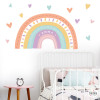Vinilos decoración infantil - Arcoíris personalizable color mandarina
