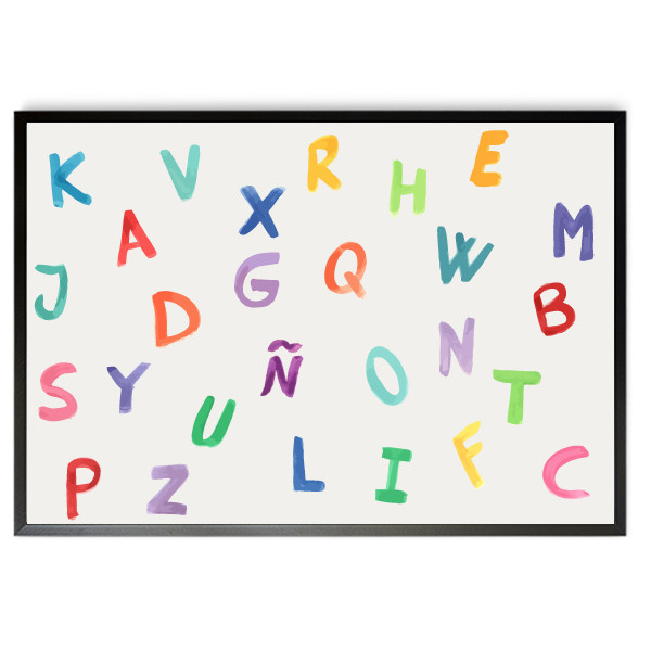 Classroom decoration - Decorative alphabet painting