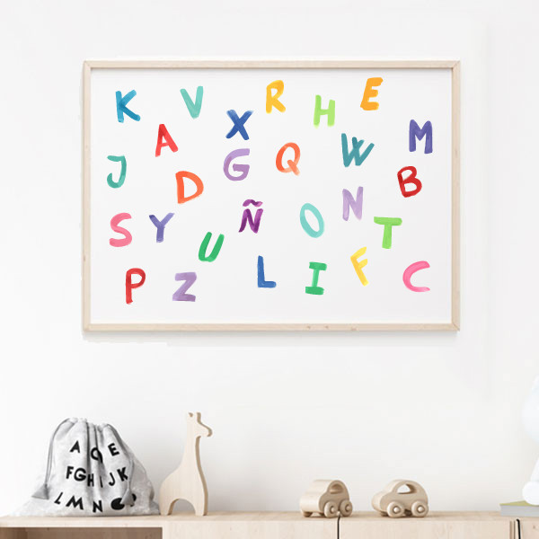 Classroom decoration - Decorative alphabet painting