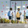 Stickers pour fenêtres – Confettis colorés