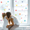 Decorar ventanas y cristales con vinilos – Estrellas de colores