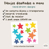 Decorar ventanas y cristales con vinilos – Estrellas de colores