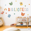 Montessori decoration for school libraries - Library stickers