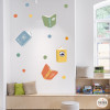Colourful books - Wall decal to decorate Montessori libraries
