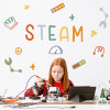 Décoration STEAM - Autocollants Montessori