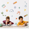 STEAM Elements - Montessori wall decals