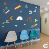 STEAM Elements - Montessori wall decals