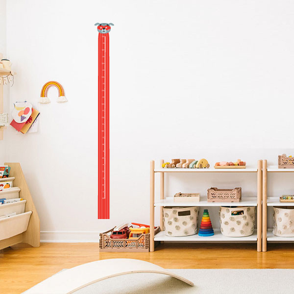 Super chiot - Autocollants mesureurs pour enfants