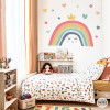 Smiling pastel rainbow - Children's decoration with vinyl decals