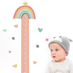 Arcoíris sonriente - Medidor de altura infantil