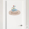 Airplane with Dinosaur - Custom stickers for the Baby's Room