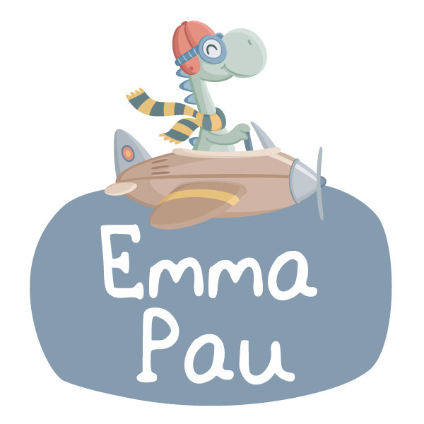 Airplane with Dinosaur - Custom Vinyls for the Baby's Room