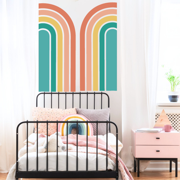 Decoración juvenil – Medio arcoíris