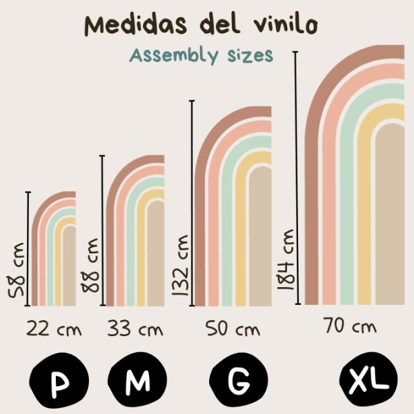 Decoración juvenil – Medio arcoíris