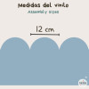 Scalloped wall paper - Wall stickers