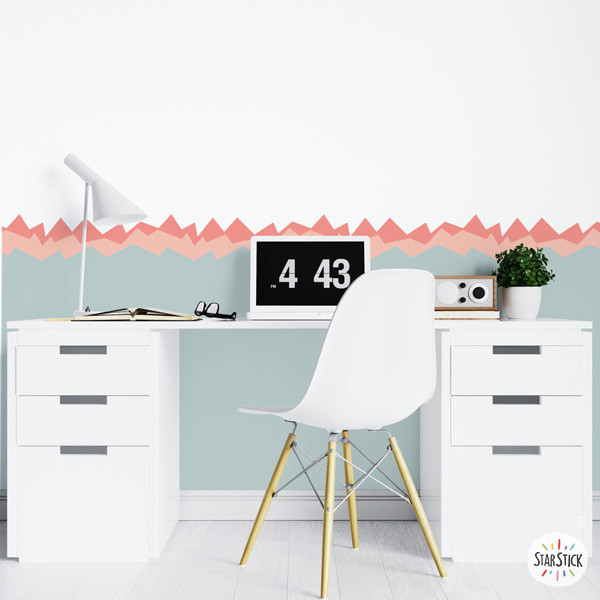 Wallpaper with mountains - Self-adhesive