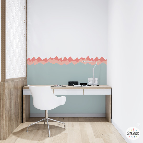 Panells decoratius amb Muntanyes - Vinil autoadhesiu personalitzable en color