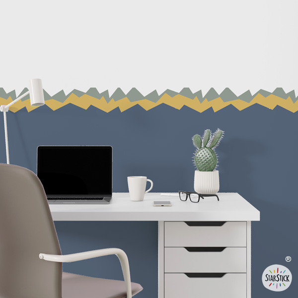 Panells decoratius amb Muntanyes - Vinil autoadhesiu personalitzable en color