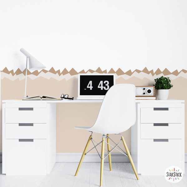Panells decoratius amb Muntanyes - Vinil autoadhesiu personalitzable en color